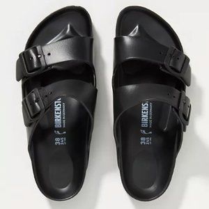 Birkenstock Arizona Essentials EVA Sandals in Black, US 7-7.5 // EU 38